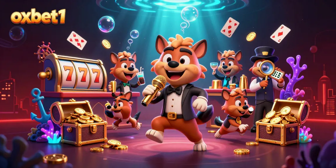 Experience the excitement of oxbet1 as hyenas run a comedy casino with games and gold!