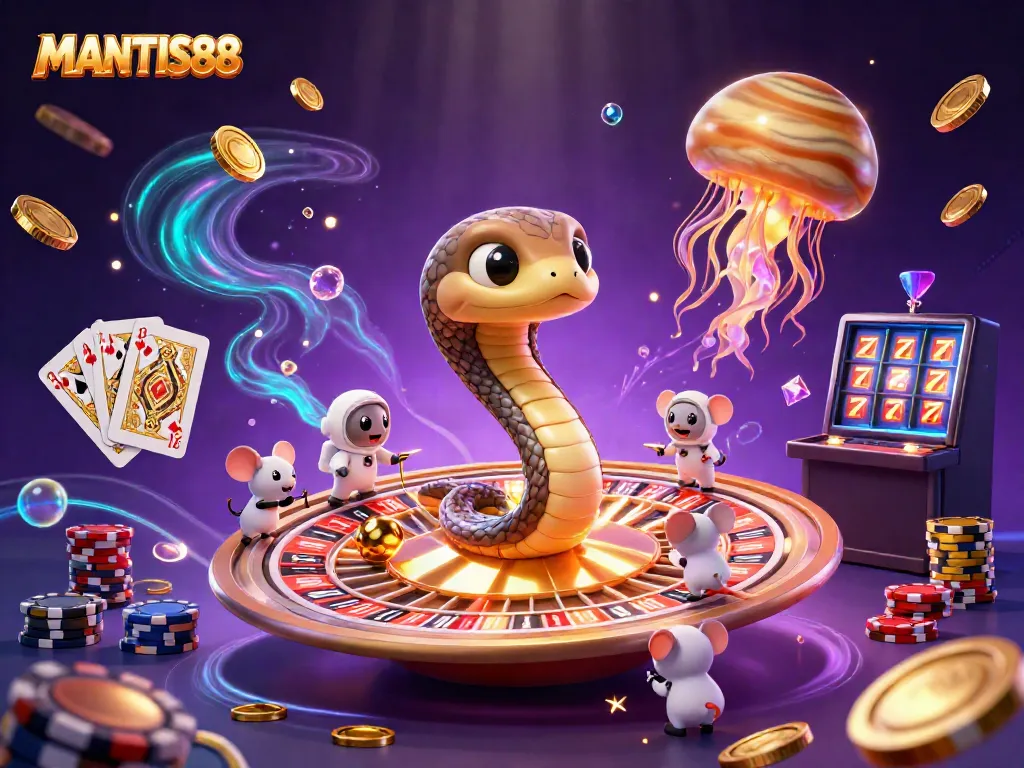 Experience innovative gameplay at MANTIS88 with exciting bets and vibrant casino elements.