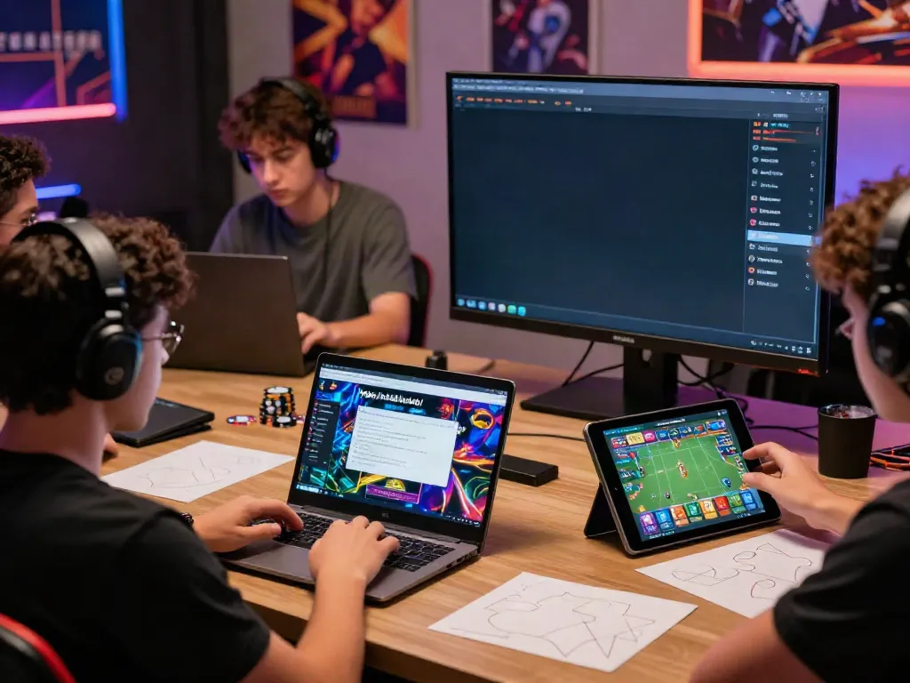 Engaging scene at https://red88.limited/ featuring diverse gamers immersed in online betting activities.