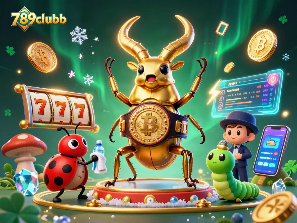 Experience thrilling action at 789clubb with cartoon champions and vibrant casino game elements.