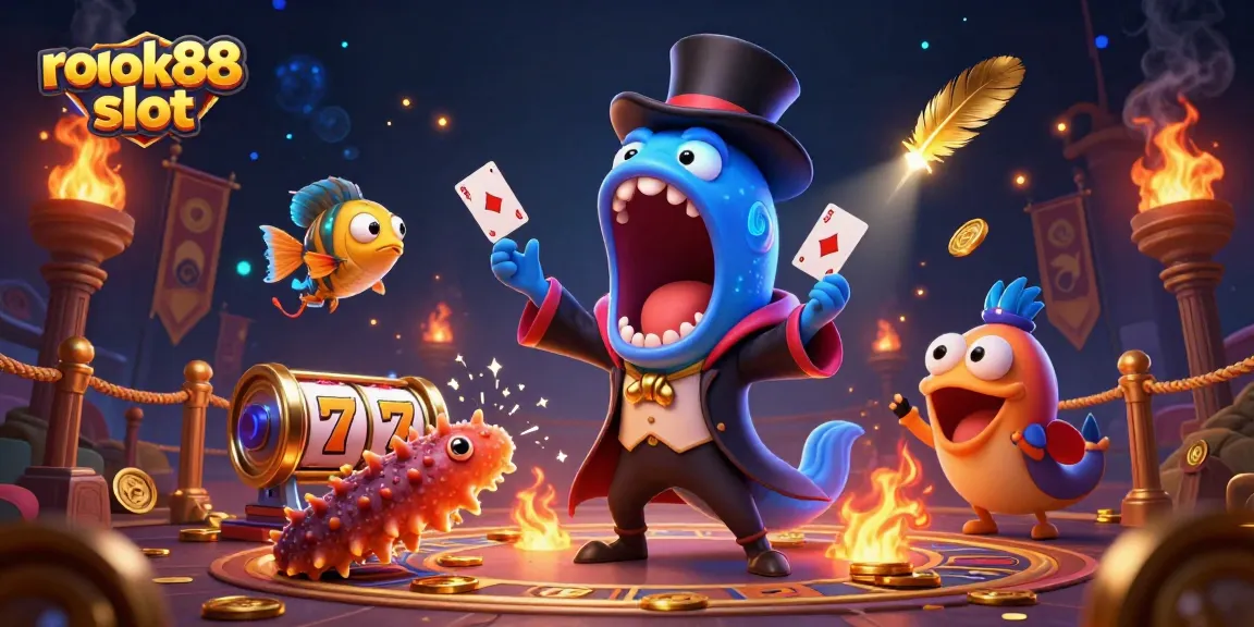 Unleash excitement with rokok88 slot as deep-sea creatures perform captivating magic tricks!