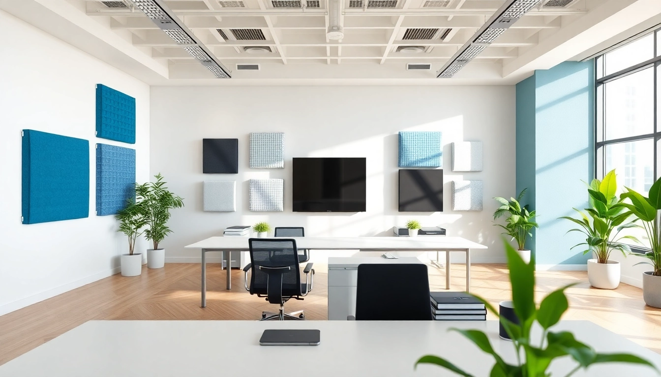 Enhance sound quality with effective Acoustic Panels in a modern workspace.
