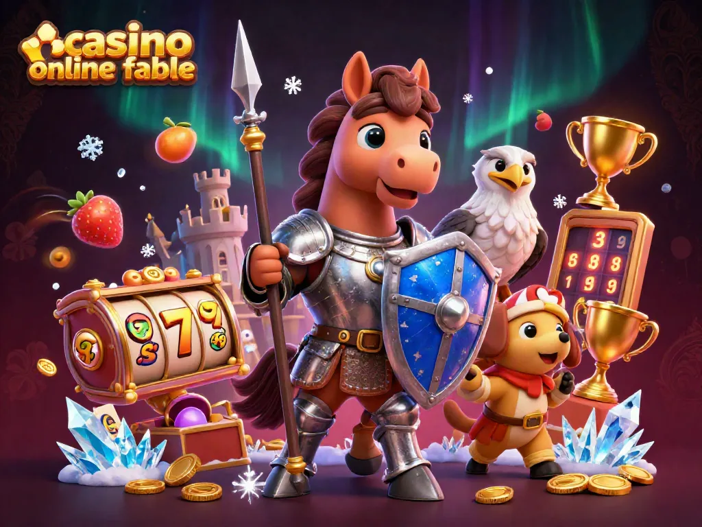 Juego dinámico en un casino online fiable que muestra junto a un caballero y su escudero.