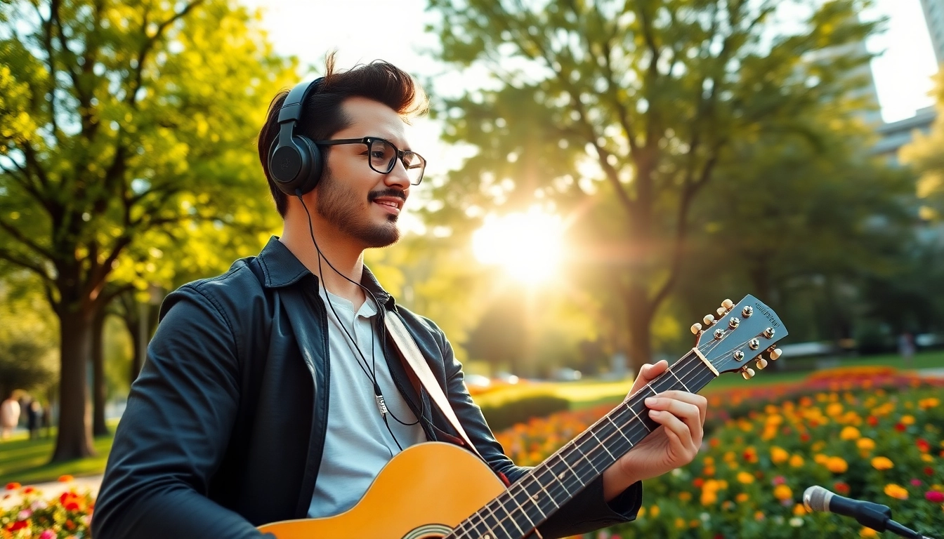 Enjoying the vibrant outdoors with Shokz headphones, perfect for music lovers.
