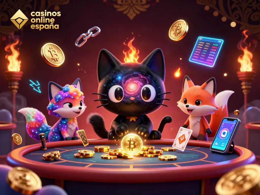 Juega en casinos online España con una escena cósmica llena de energía y elementos de juego