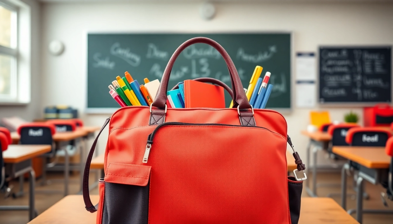 Handytasche Klassenzimmer für kreative Organisation im Schulalltag.
