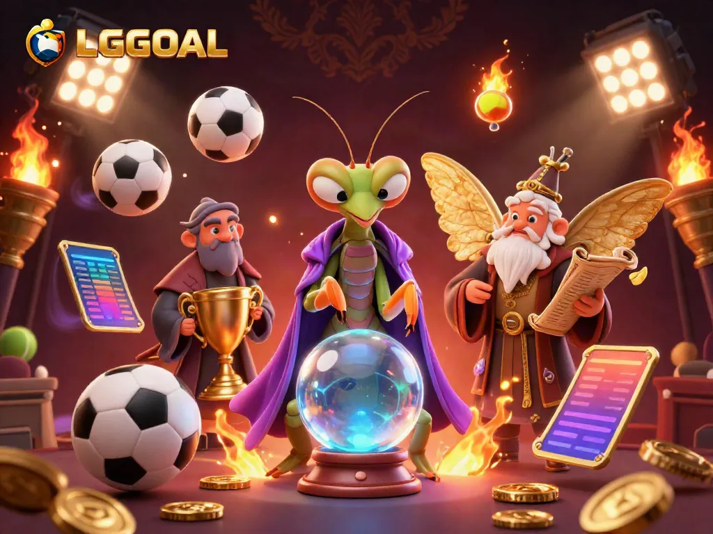 Experience thrilling bets with LGOGOAL in this engaging 3D sports betting scene.