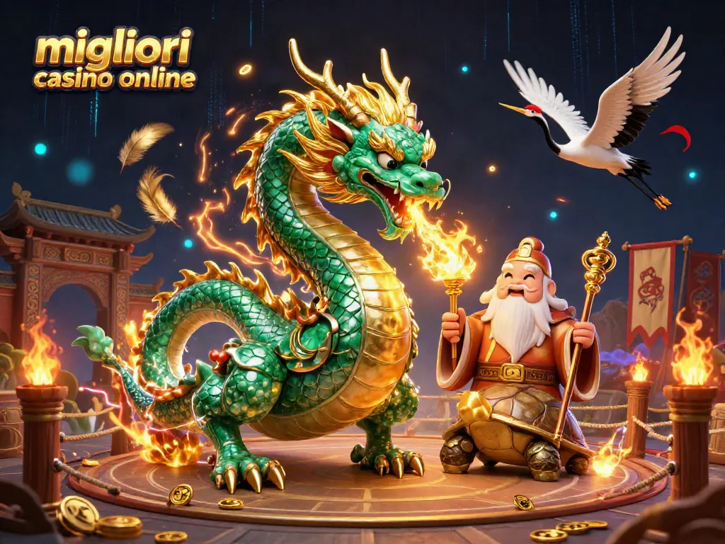 Scopri i migliori casino online con RTP elevati e giochi affascinanti in un'illustrazione dinamica.