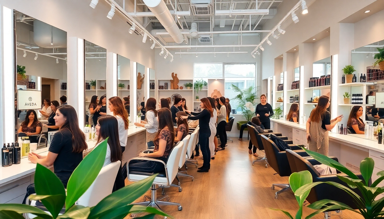 Experience premier hair salons San Diego with a welcoming interior and skilled stylists delivering vibrant hair transformations.