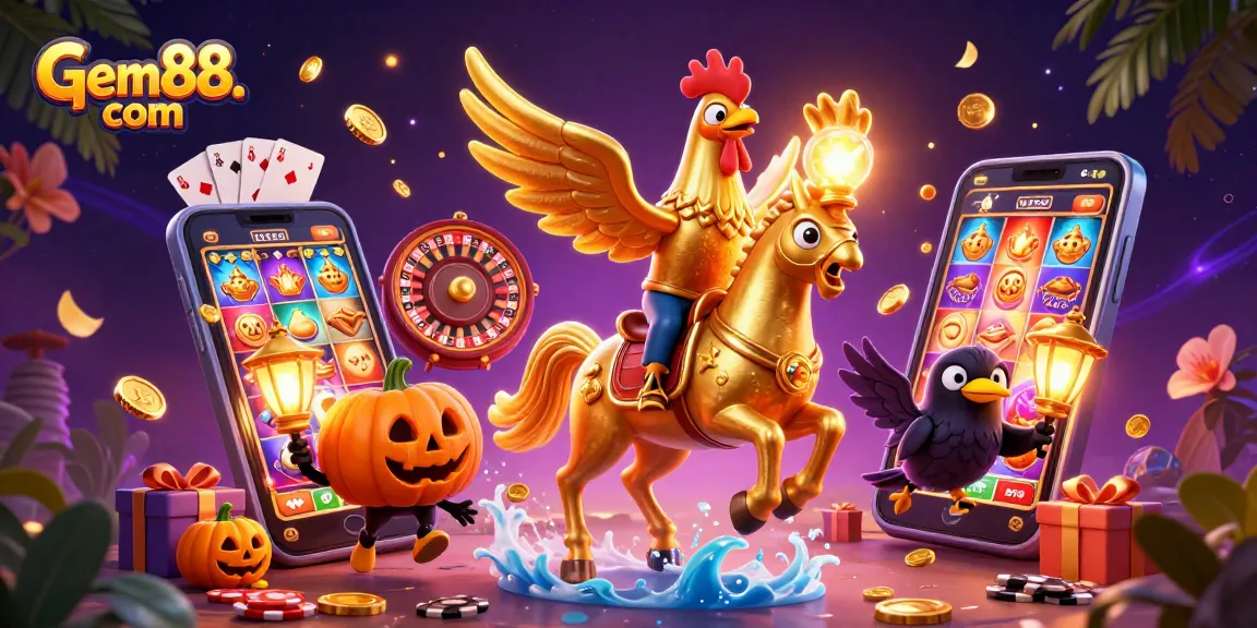 Experience thrilling adventure at Gem88. com, where golden roosters and glowing slot games create unforgettable excitement.