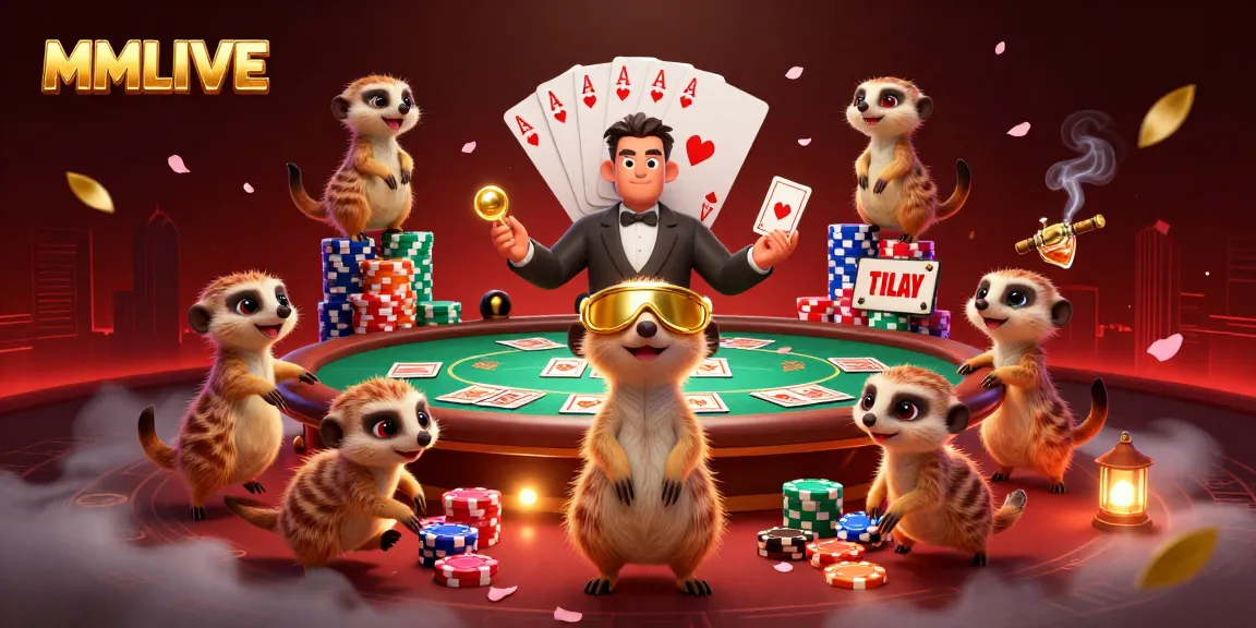 MMLIVE brings lively meerkats running a vibrant casino with dynamic poker elements.