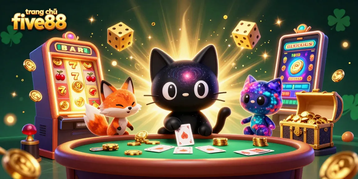 Engage in thrilling gameplay at trang chủ five88 with cosmic creatures at a dynamic casino.