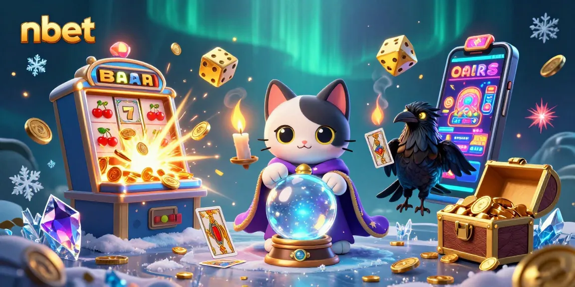 Engage with nbet’s thrilling jackpot visuals and casino elements in this vibrant 3D illustration.