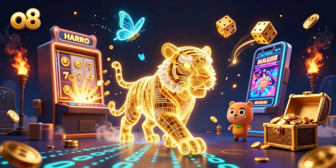 Engage in winning slots with o8's vibrant jackpot explosion, showcasing thrilling casino action.