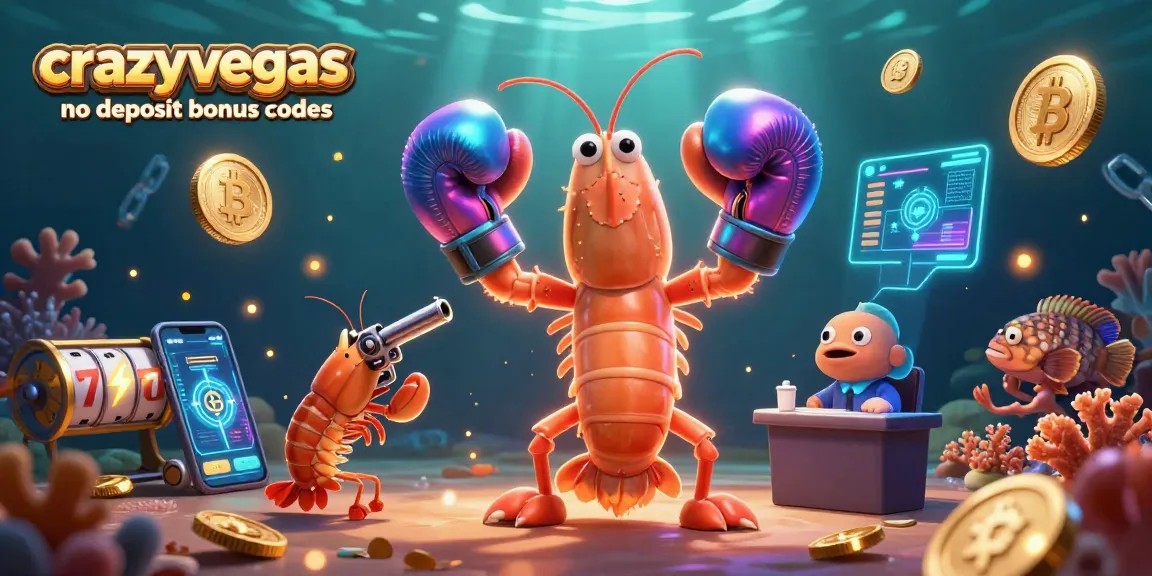 Engage with crazyvegas casino no deposit bonus codes in this vibrant underwater casino scene!